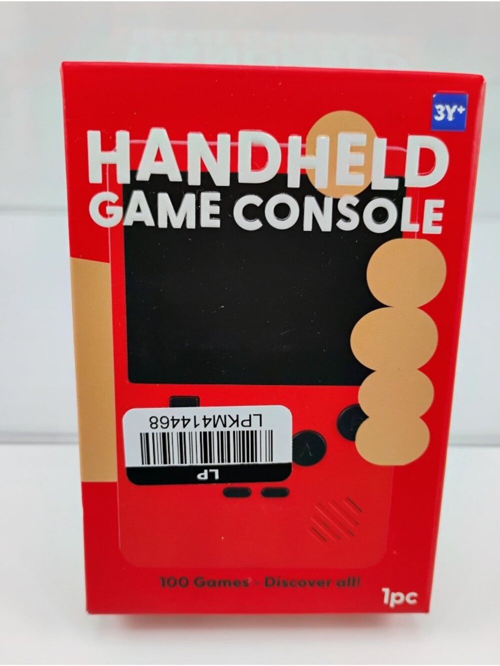 Handheld Game Console With 100 Built-In Retro Games Red